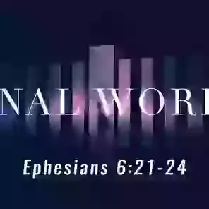 Weds 27th September - Ephesians 6:21-24